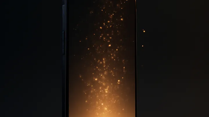 5666BEAT COM Modern phone with glowing screen